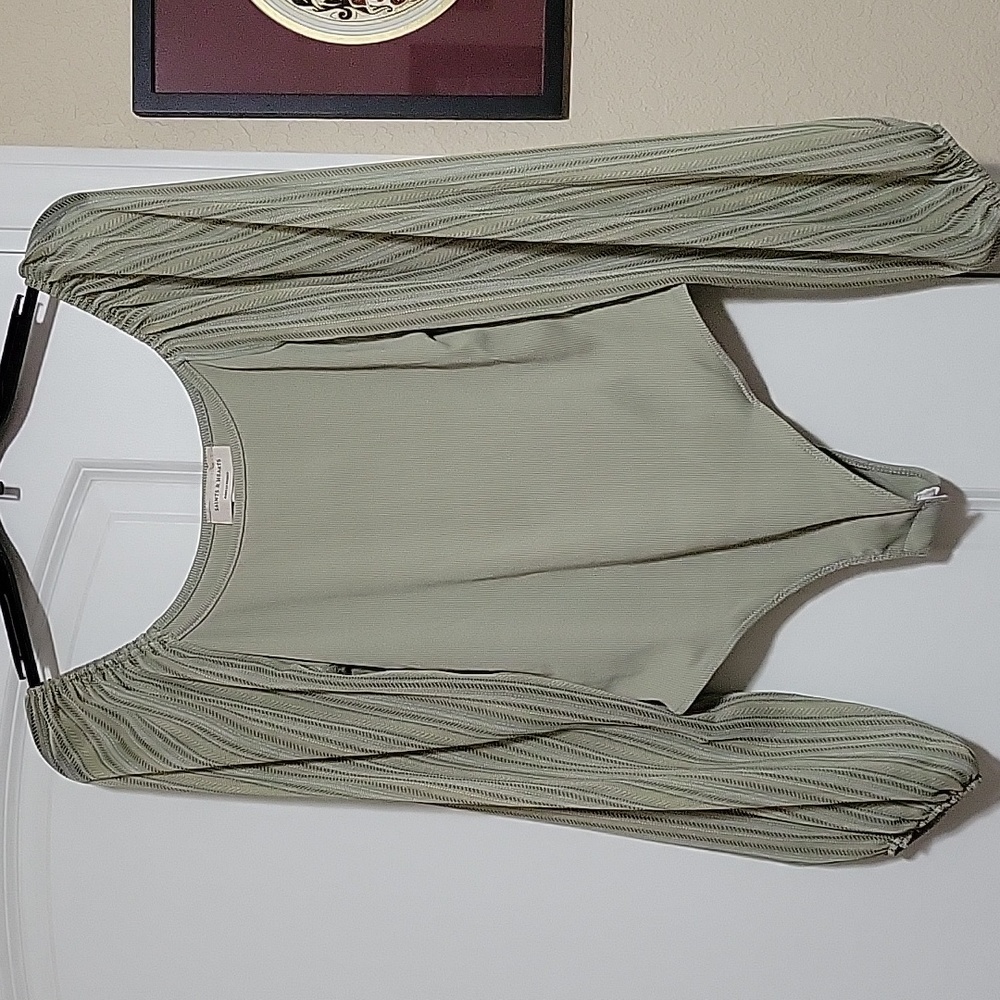 Saint & Hearts sage body suit